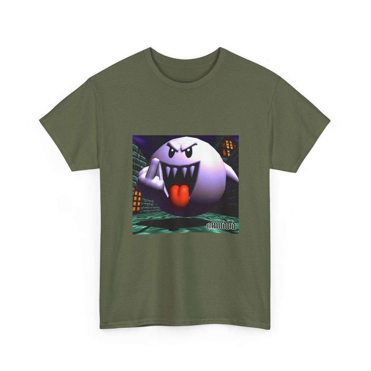 Aggressive Boo Flipping The Bird Tee