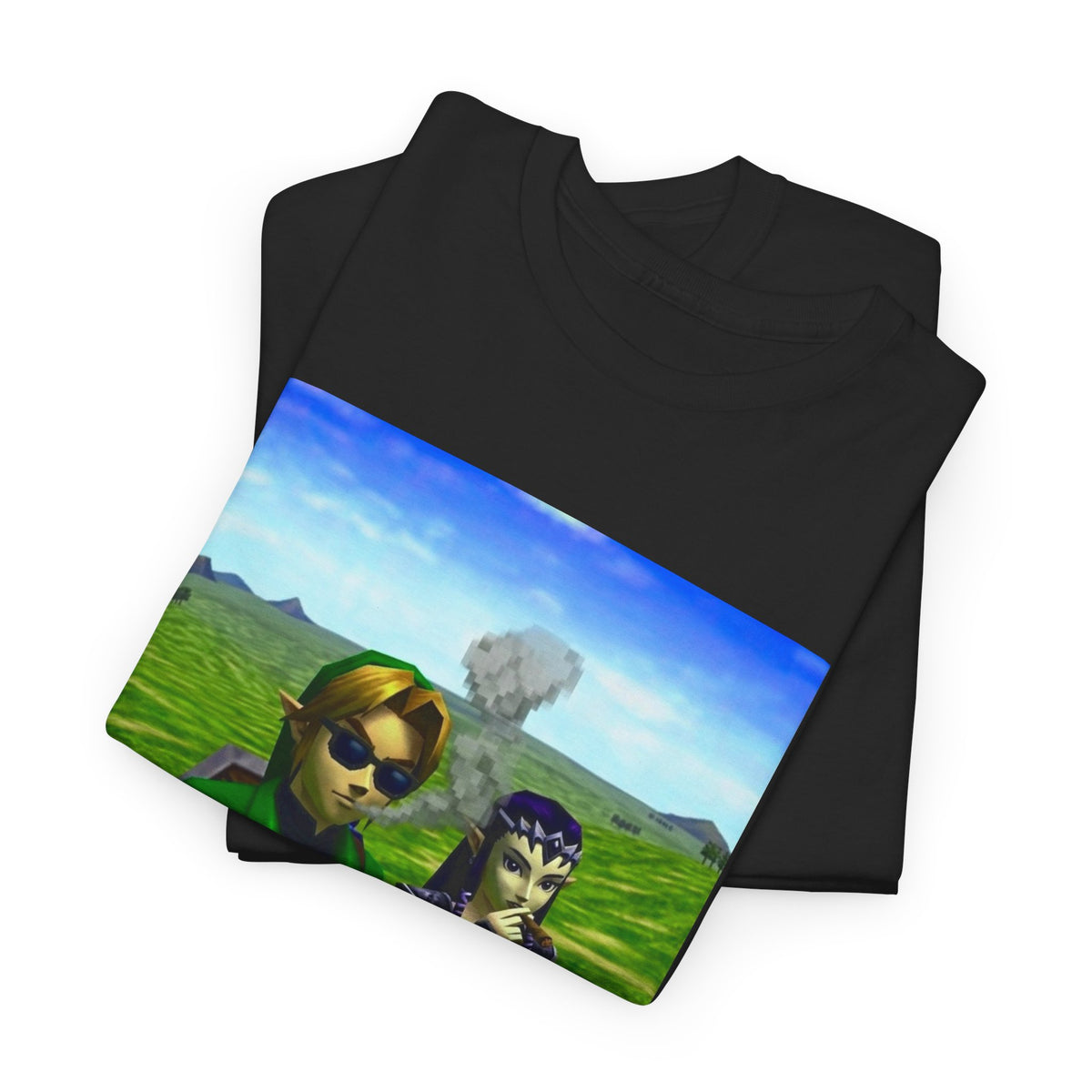 Link and Dark Zelda Blazing Hyrule Field