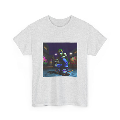 Skater Link Smoking In Neon Alley Tee