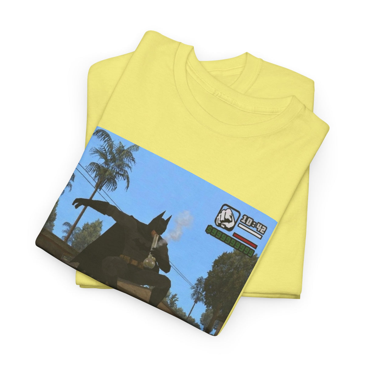 Batman Smoking Bong Skateboard Stunt Tee
