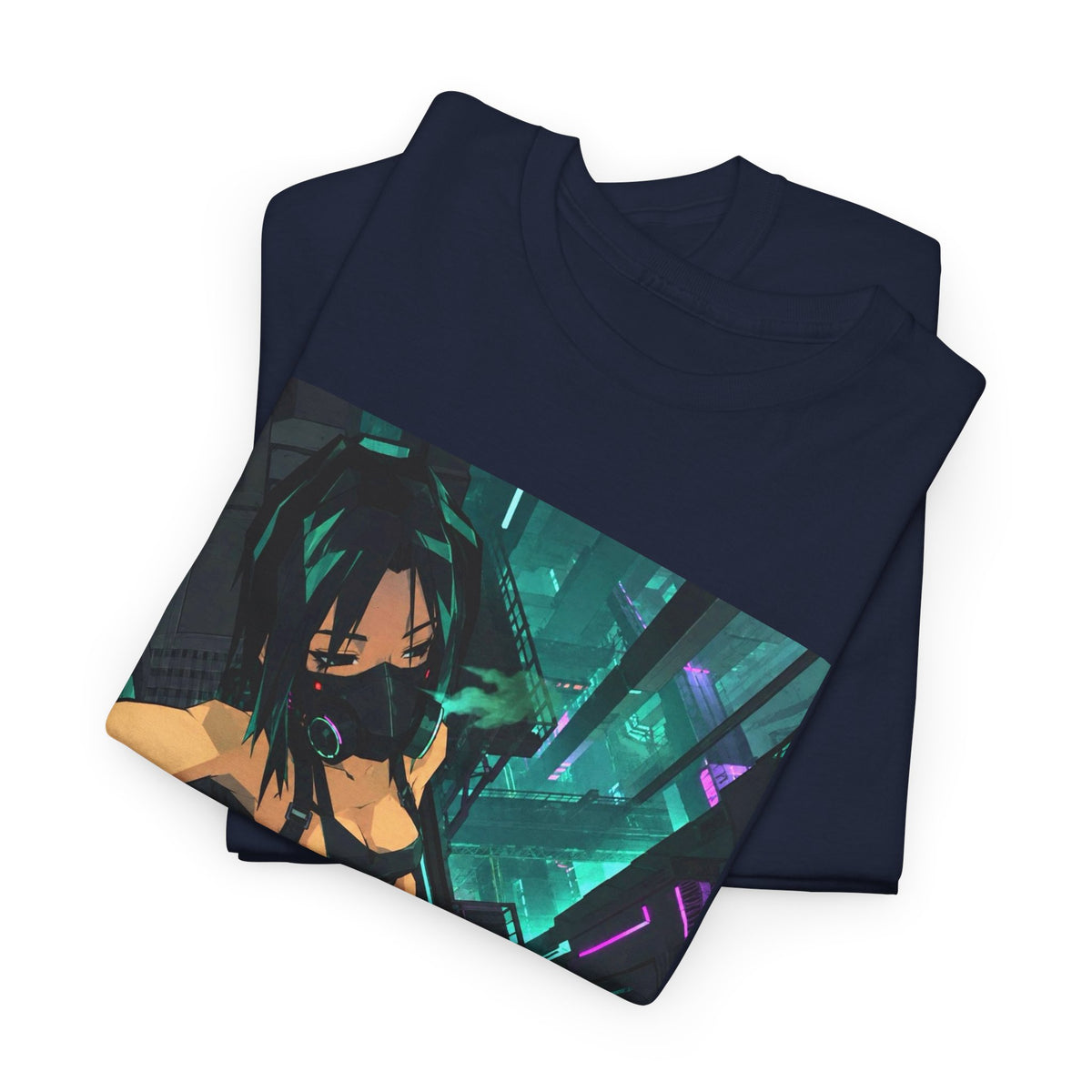 Midnight Ember Leaf Graphic Tee