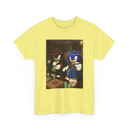 Shadow and Sonic Smoking Chill Tee