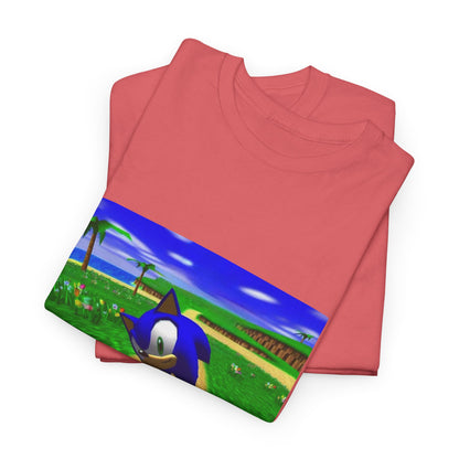 Sonic On A Trippy Green Hill Zone