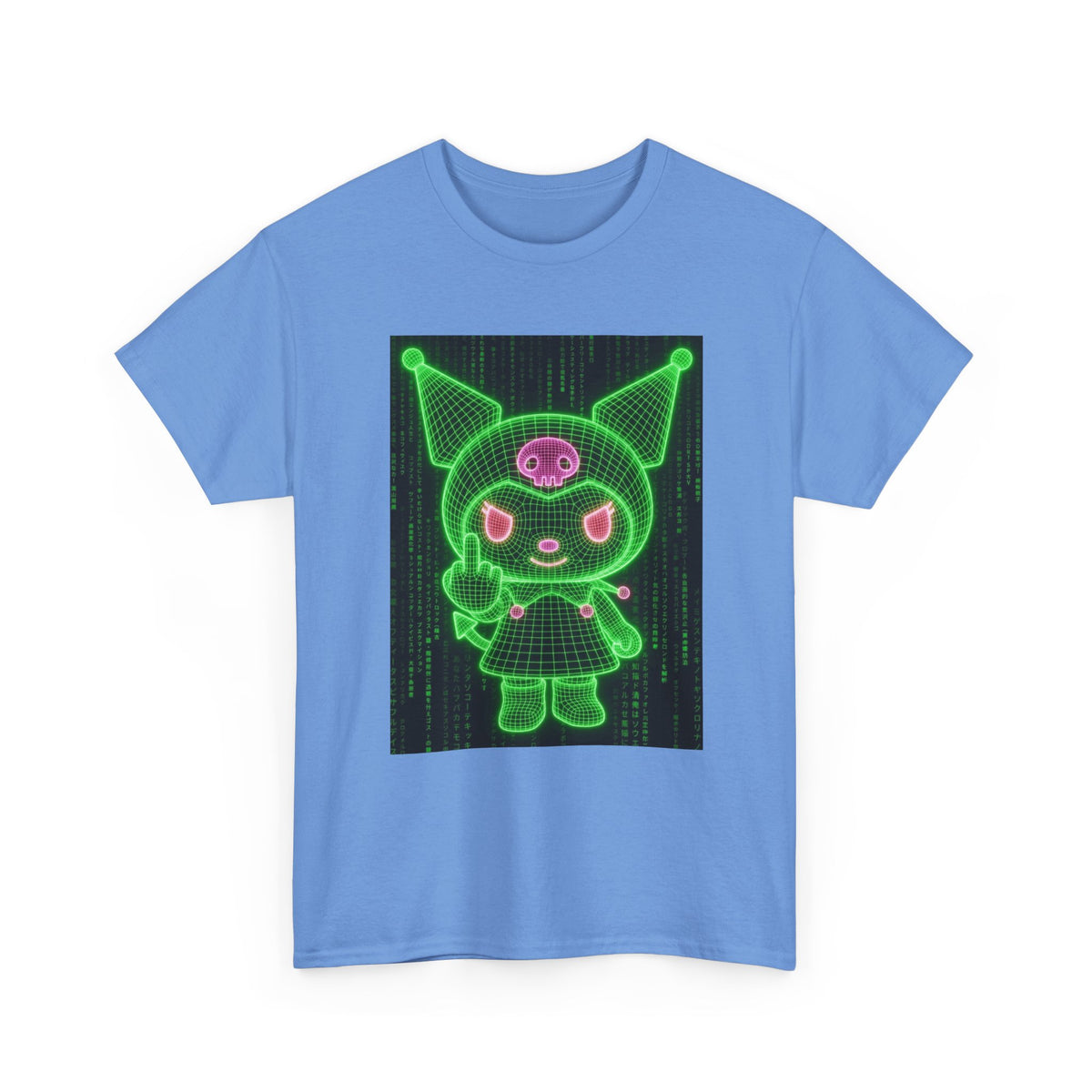 Kuromi Flipping The Bird Matrix Tee