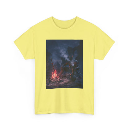 Ashen One Rests By Bonfire With Bong