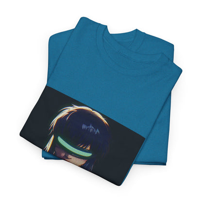 Cybernetic Major Motoko Kusanagi Glitch Art Tee
