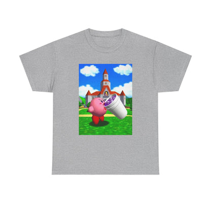 Kirby Sipping Lean At Peach's Castle