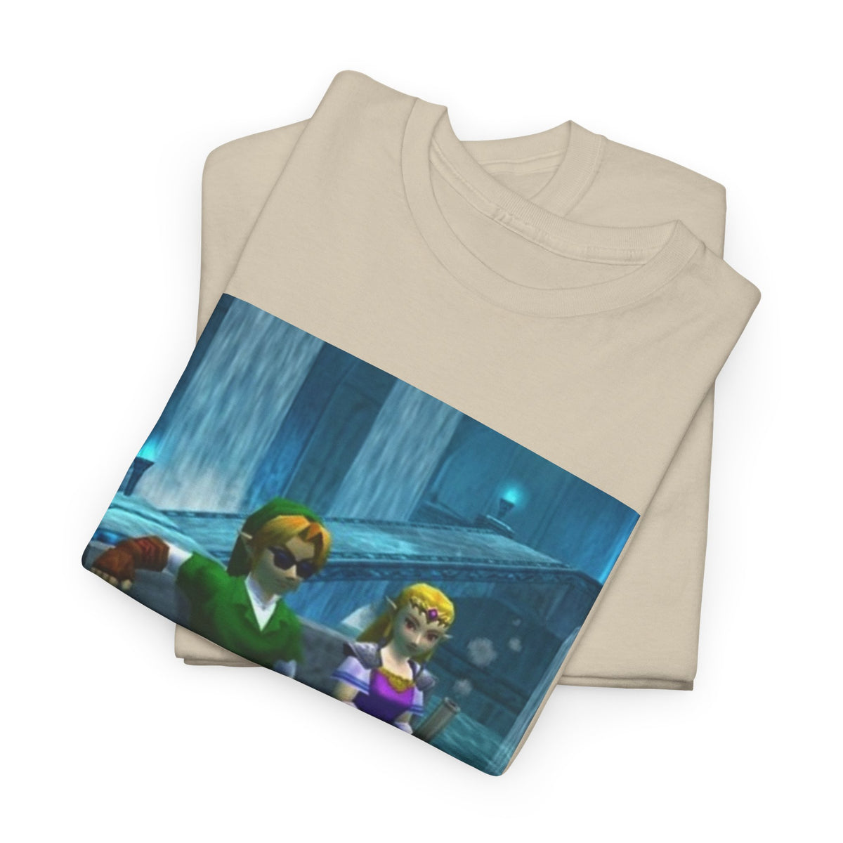 Link And Zelda Chilling In Zora's Domain