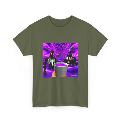 Spider-Man, Darth Vader, And Purple Drank Tee