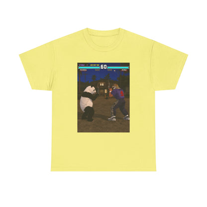 Panda And King Smoking Cigars Street Fight Tee
