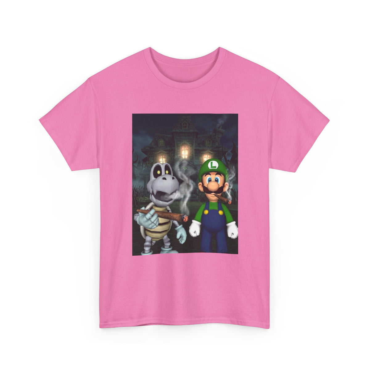 Luigi And Dry Bones Spooky Smoke Session Tee