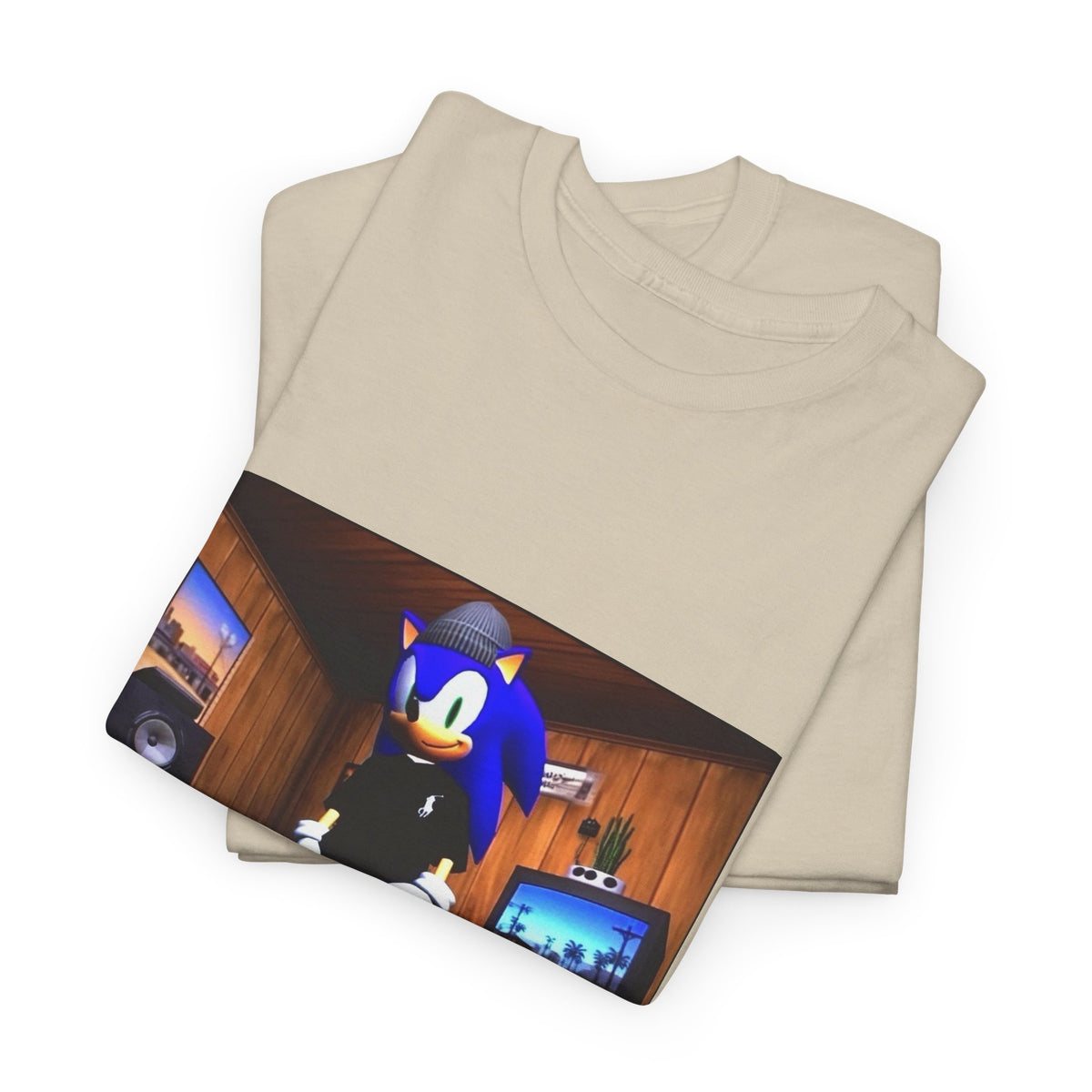 Gamer Sonic Dressed To Chill