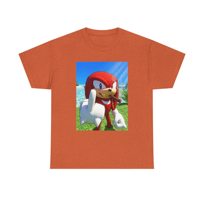 Knuckles Smoking Cigar On Tropical Beach