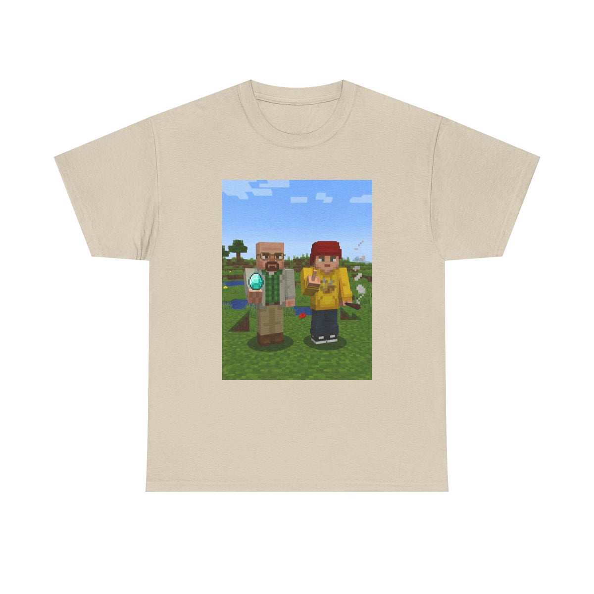 Walter White and Jesse Pinkman Minecraft Tee