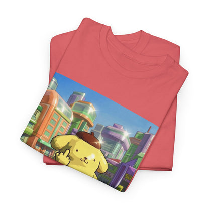 Pompompurin Flipping Bird Skate Park Tee