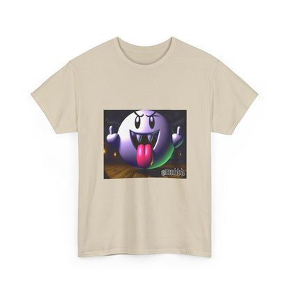 Edgy Ghost Flipping The Bird Tee