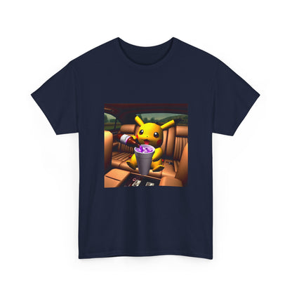 Pikachu Pouring Lean In Car Tee