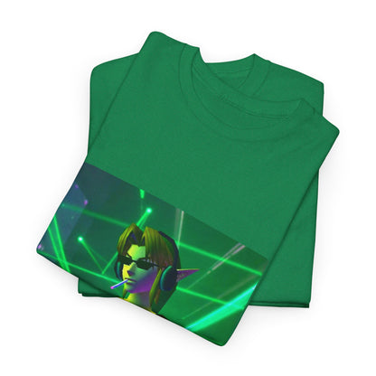 DJ Link Smoking A Blunt At The Club Tee