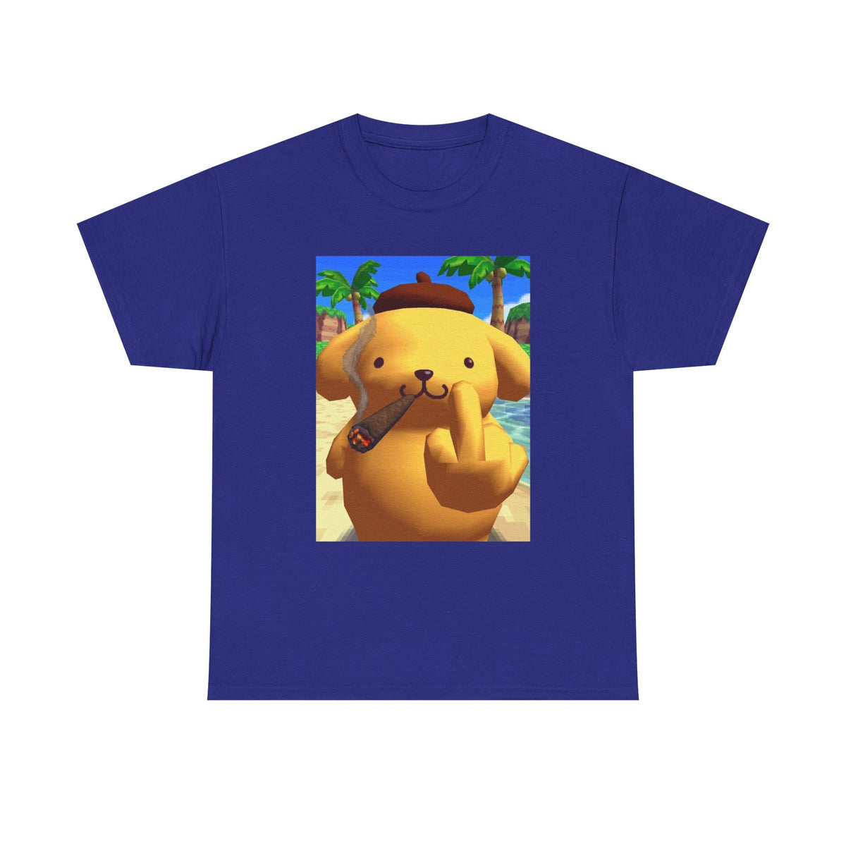 Pompompurin Smoking Blunt & Flipping Off