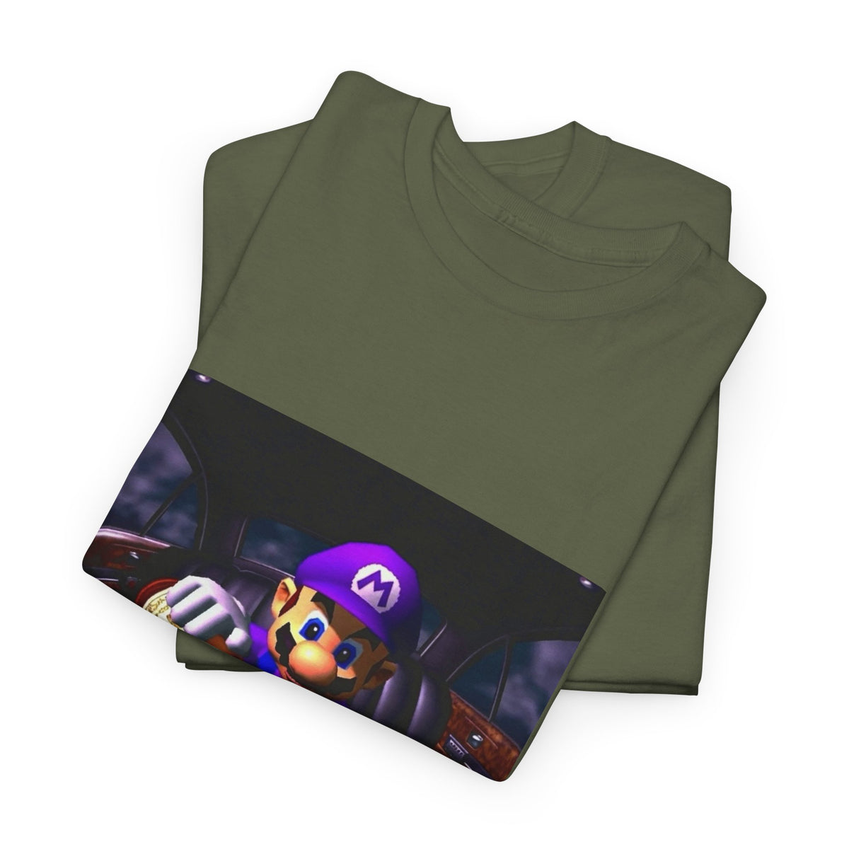 Waluigi Pouring Purple Drank In Limo Tee