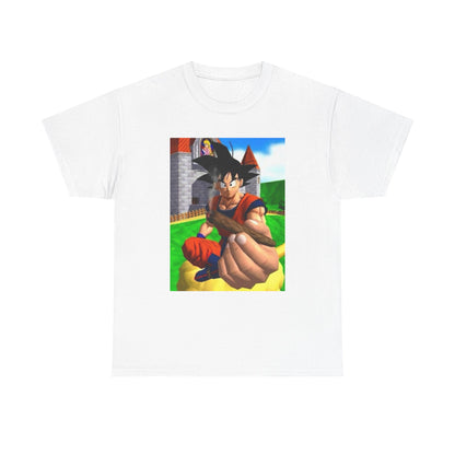 Goku Offers a Blunt at Peach's Castle