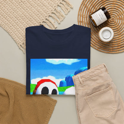 Shy Guy And Boo Flipping The Bird Tee