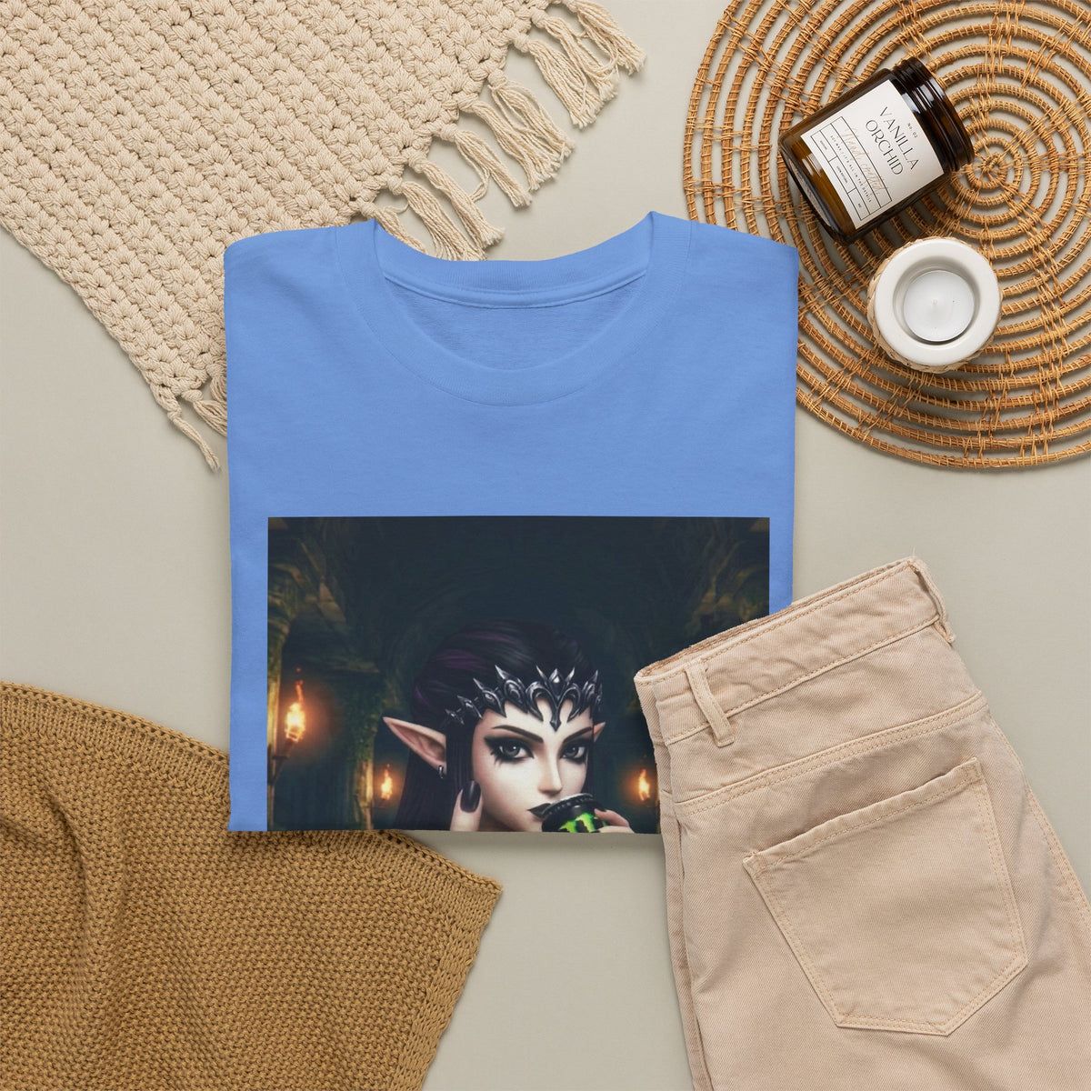Edgy Elf Queen Flips You Off Tee