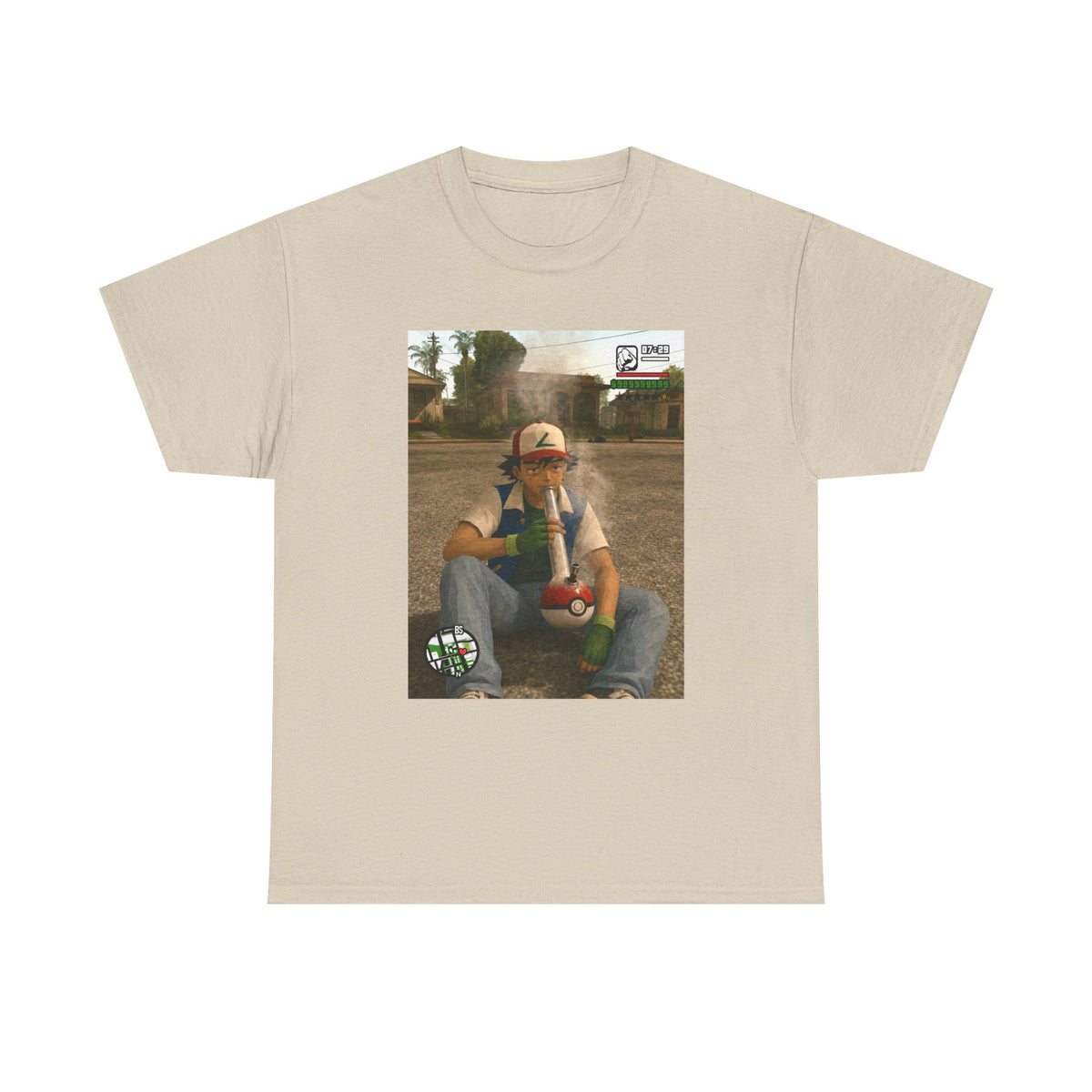 Ash Ketchum Bong Hit Tee