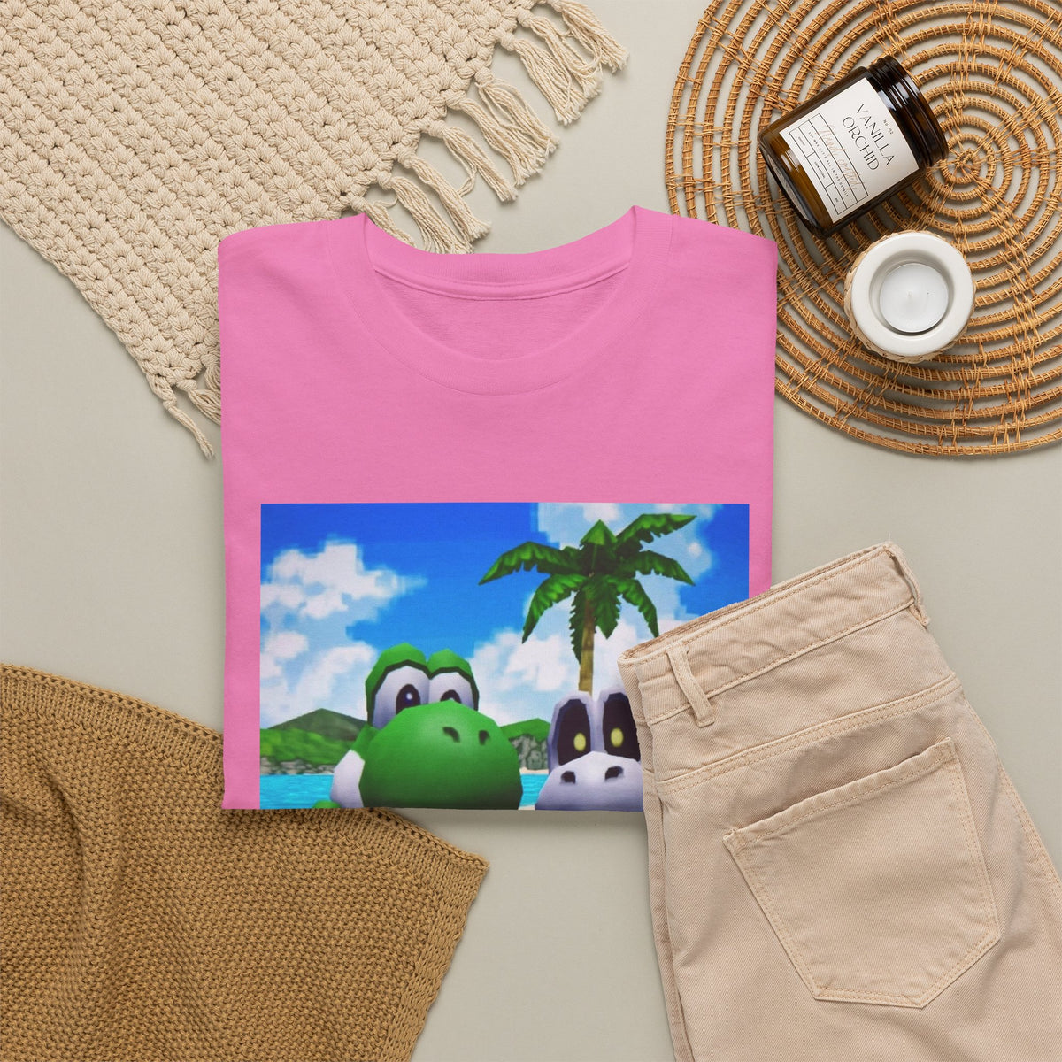 Yoshi and Dry Bones Flipping Off (Design 4)