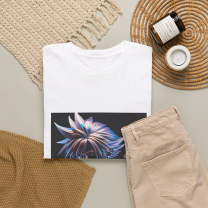 Chrome Warrior With Spiky Hair Tee