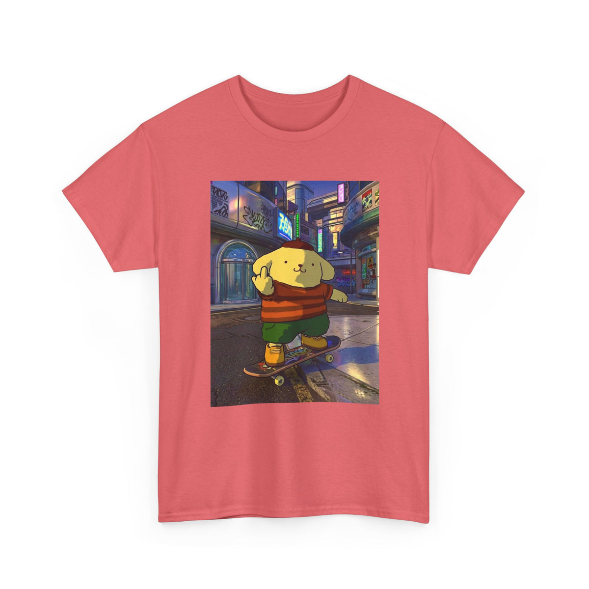 Pompompurin Flips Off The City