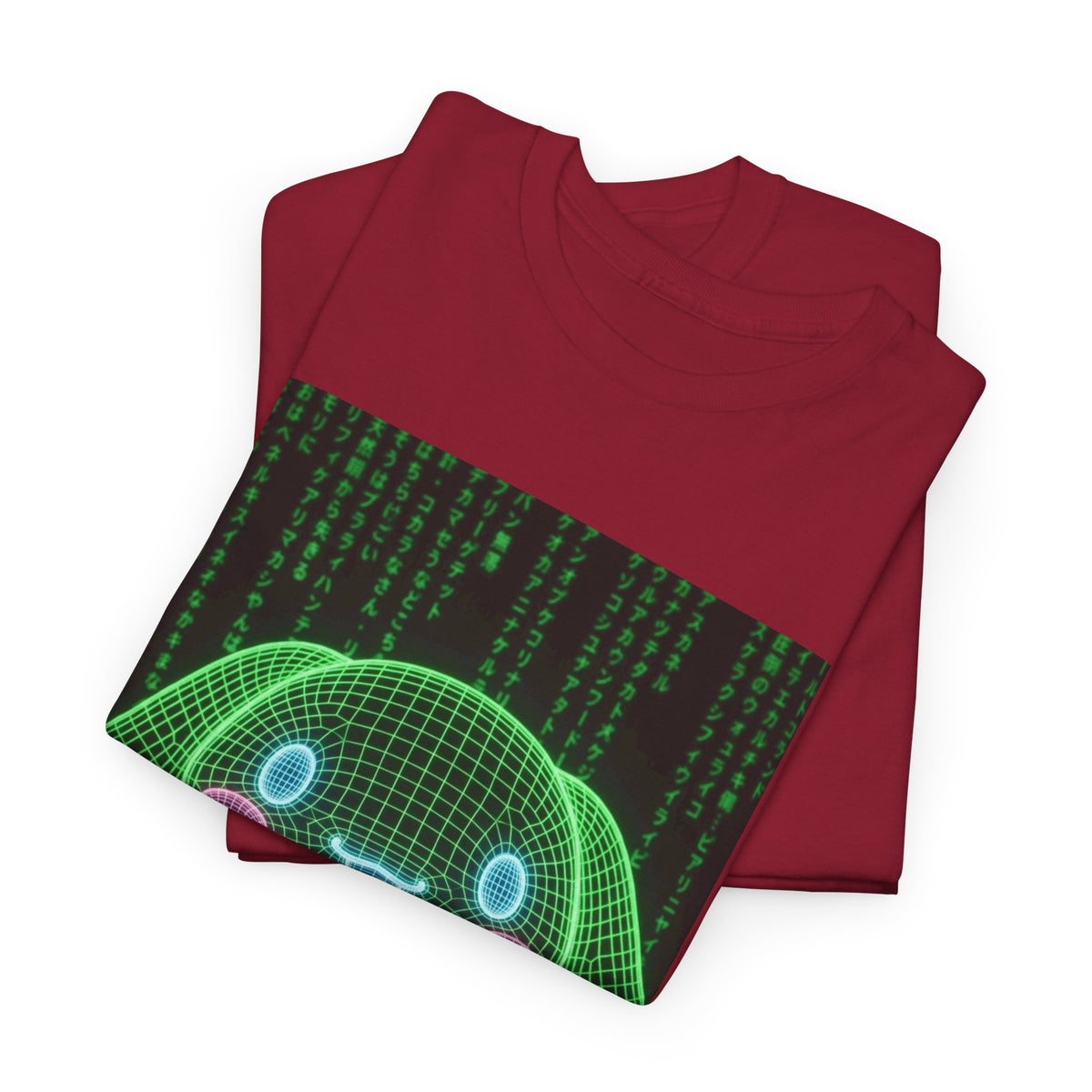 Wireframe Bunny Flips The Bird Tee
