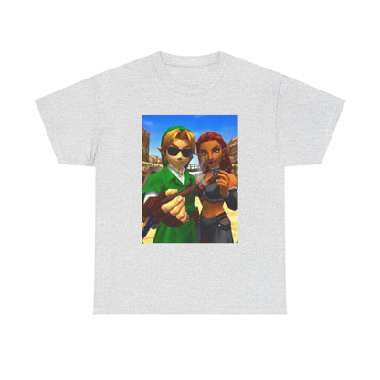 Link And Gerudo Blazing Out West Tee
