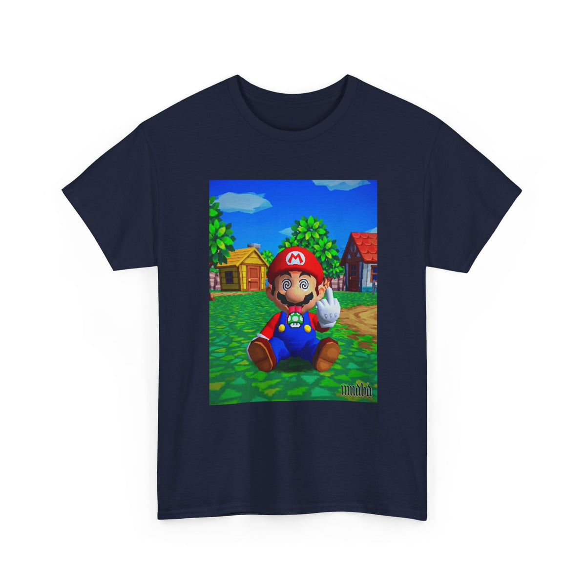 Mushroom-Tripping Mario Flips The Bird Tee