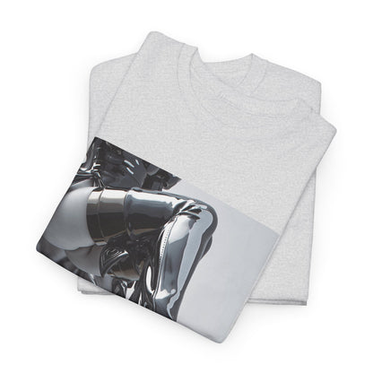 Liquid Chrome Flow Graphic Tee