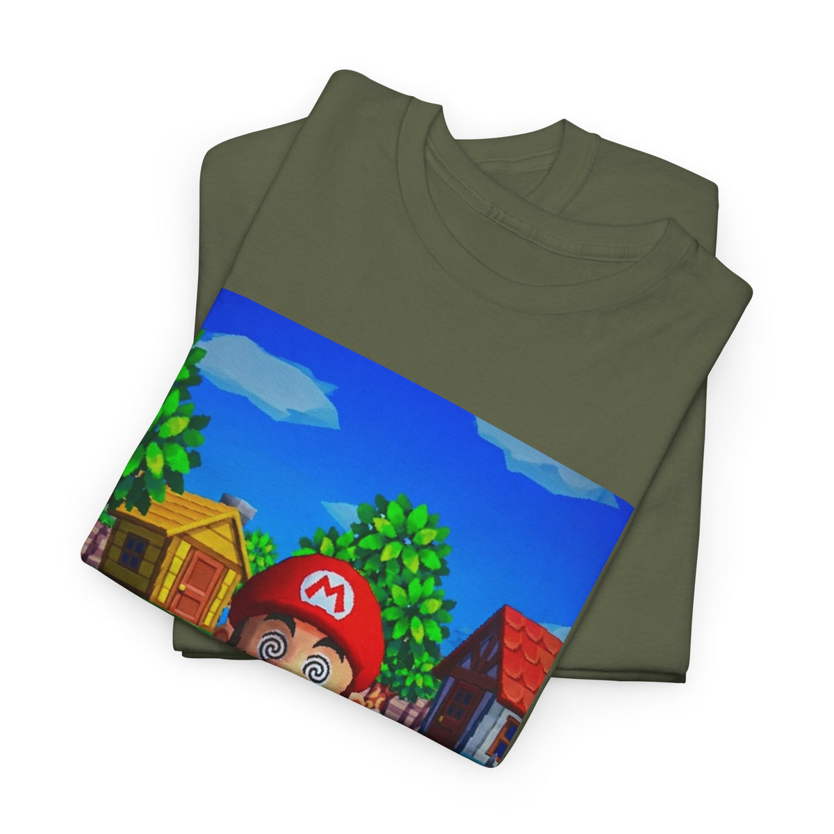 Mushroom-Tripping Mario Flips The Bird Tee
