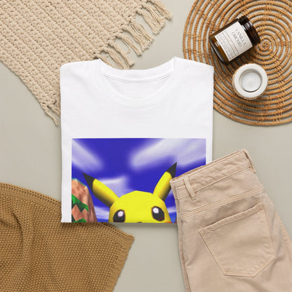 Pikachu Giving The Finger On An N64 Island