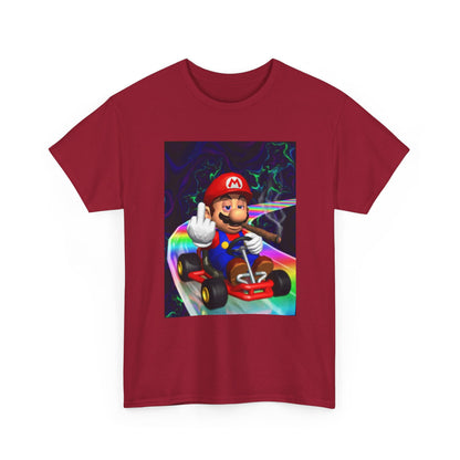 High Mario Karting On Rainbow Road