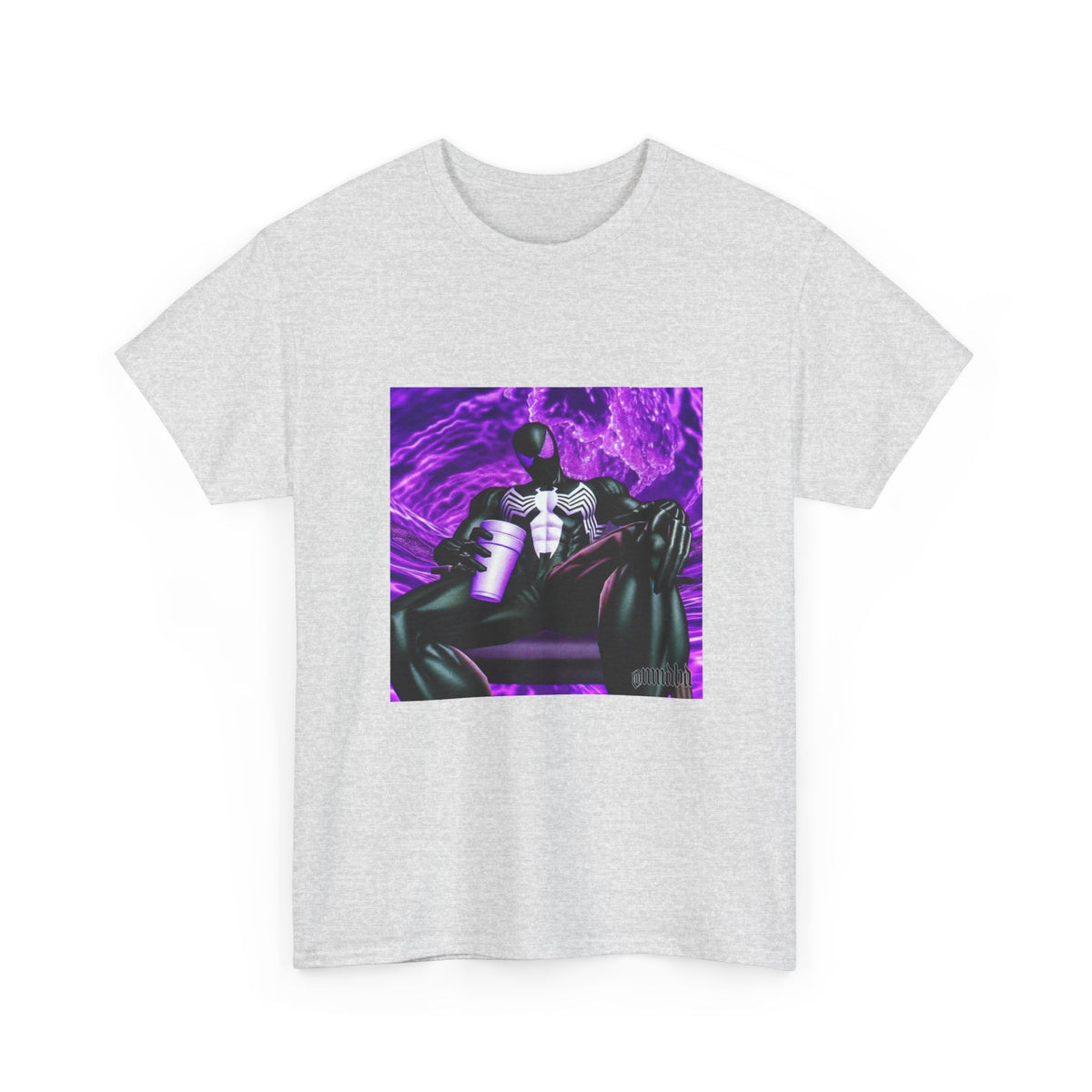 Symbiote Spider-Man Chilling with Lean Tee