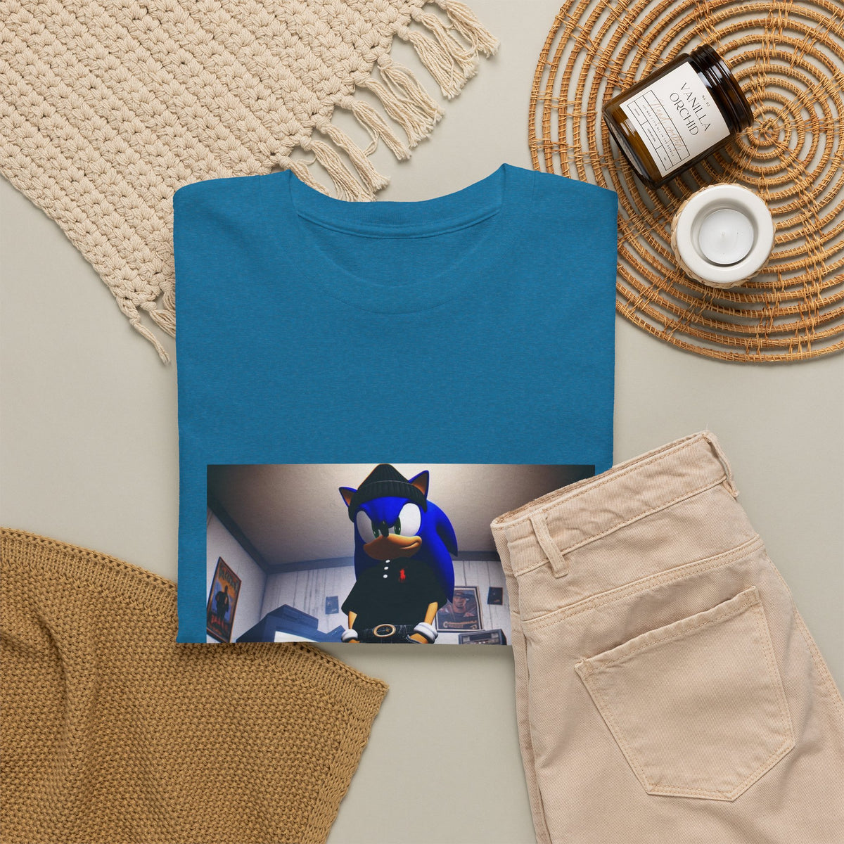 Sonic Drip With PlayStation Room Tee