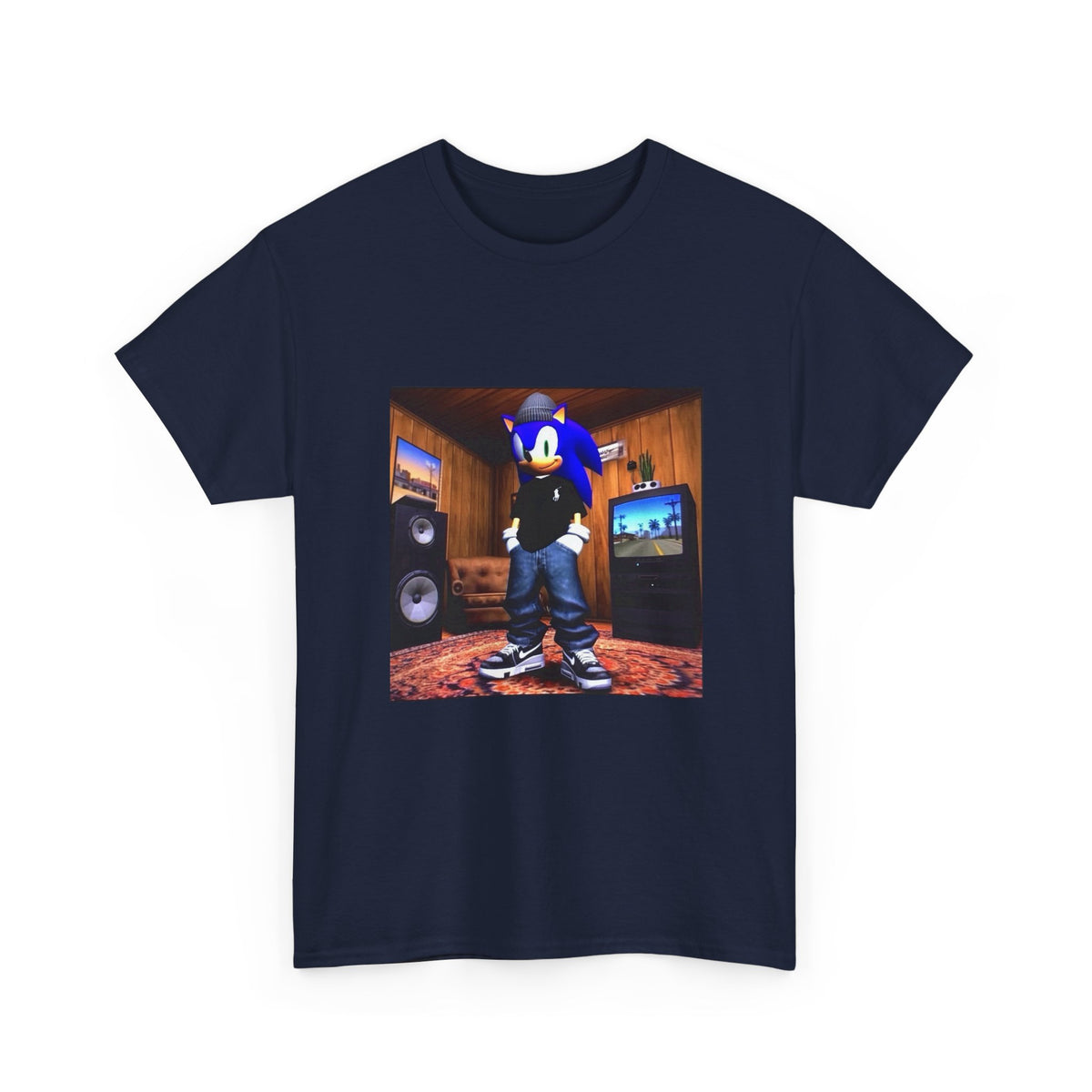 Gamer Sonic Dressed To Chill