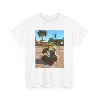 Stoner Link Taking A Bong Hit Tee