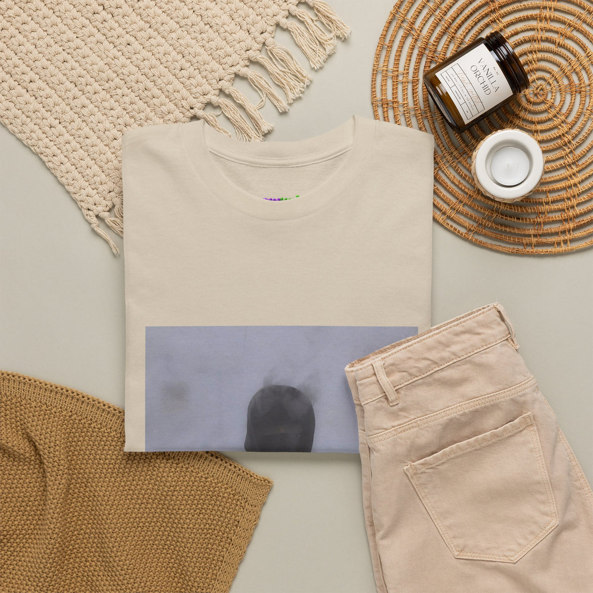 Midnight Leaf Whisper Graphic Tee