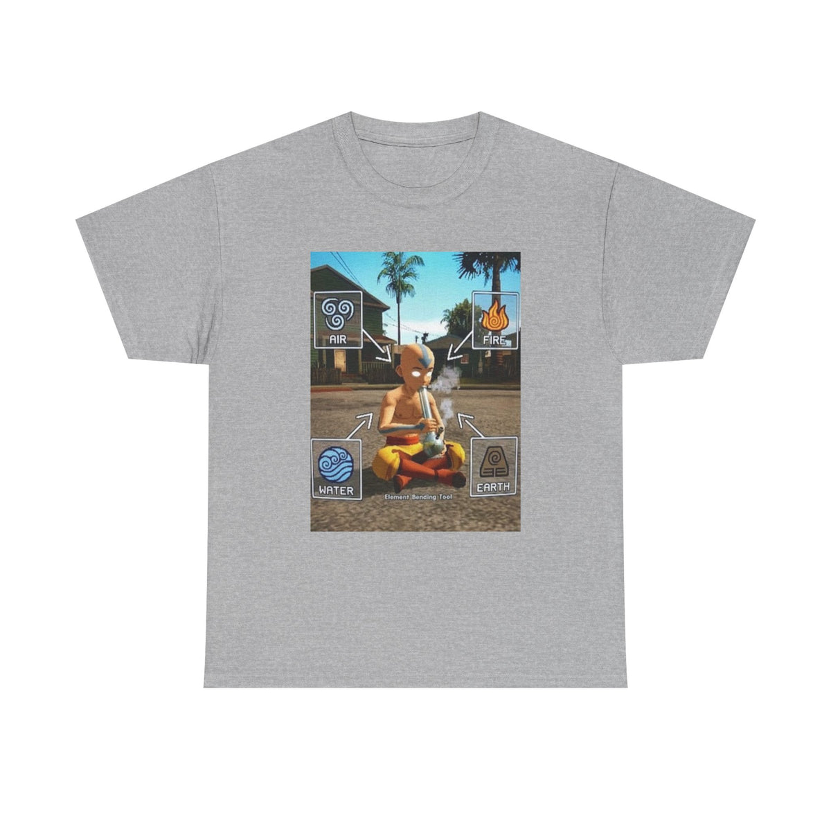 Aang Smoking On The Street Tee