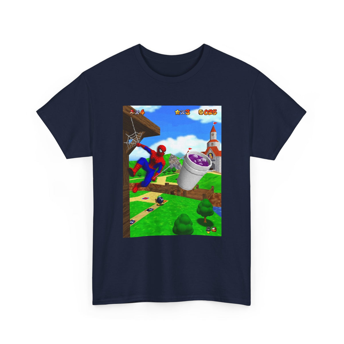 Spiderman Swinging With A Lean Cup Tee