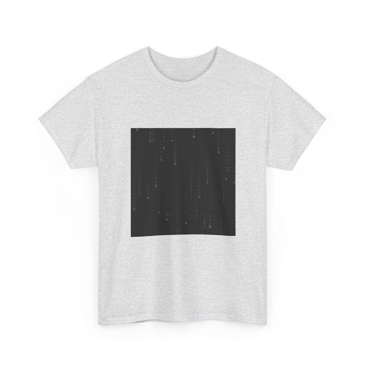 Neon Figure In Cyber Shower Tee