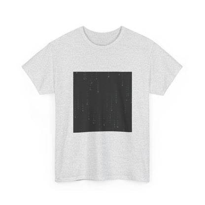 Neon Figure In Cyber Shower Tee
