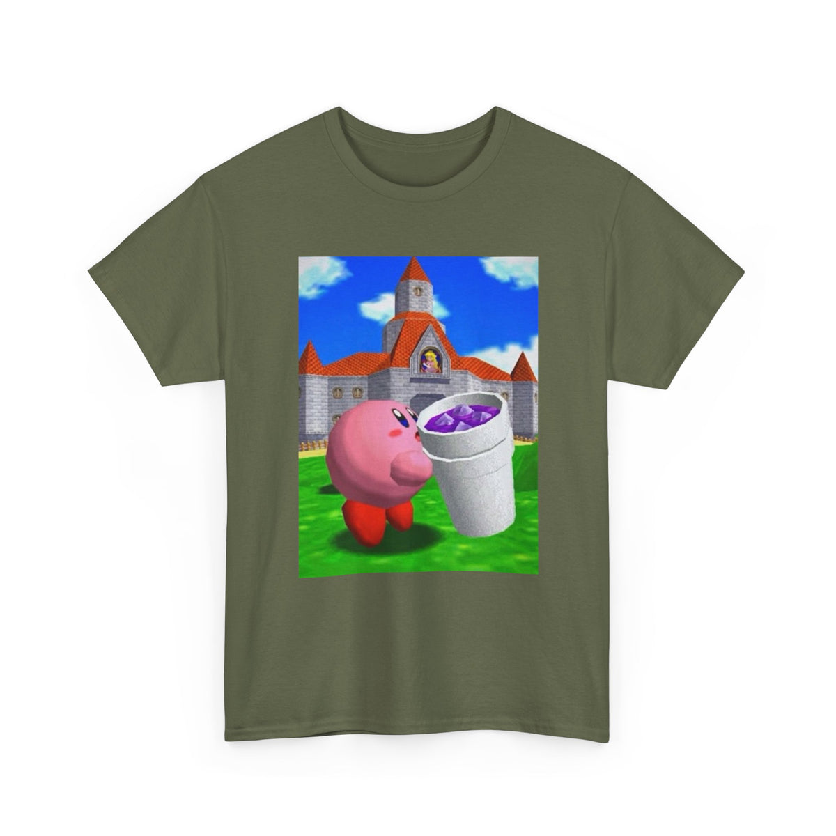 Kirby Sipping Lean At Mushroom Kingdom