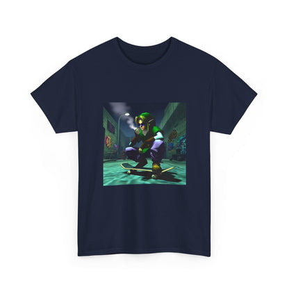 Skater Link Smoking In Dark Alley Tee