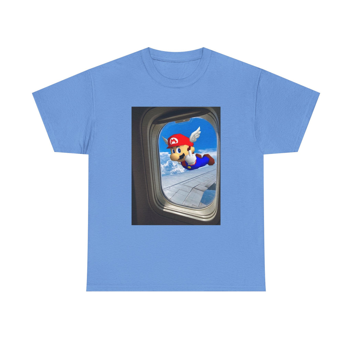 Winged Mario Flipping The Bird Tee